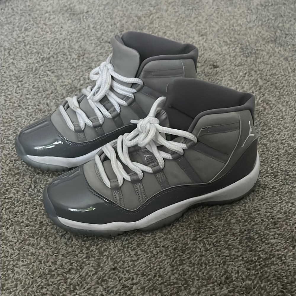 Kids Grey Jordan Sneakers